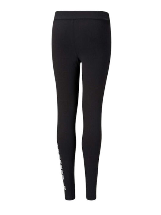 Kids Sports Long Leggings Black Alfa