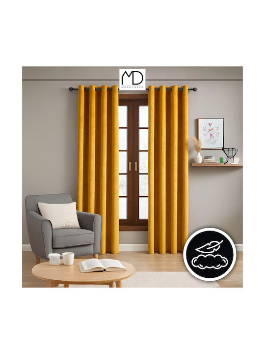 More&Deco Κουρτίνα Συσκότισης με Τρουκς More&deco 140x250εκ.