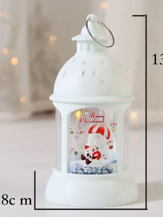 Alista Home Lumânare De Crăciun Din Plastic Albă Cu Baterie 13.5x6.8cm