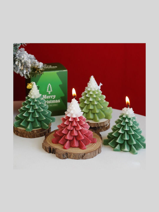 Alista Home Weihnachtskerze Grüne 8x7cm