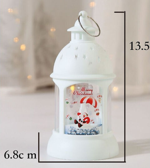 Alista Home Christmas Plastic White Battery Candle 13.5x6.8cm