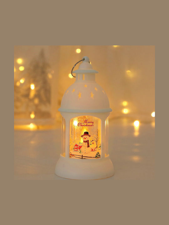 Alista Home Lumânare De Crăciun Din Plastic Albă Cu Baterie 13.5x6.8cm