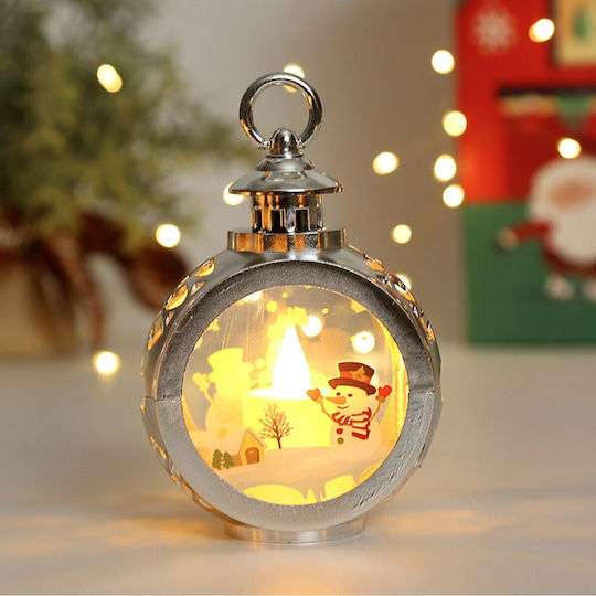 Alista Home Christmas Glass Lantern White 13.5x9cm
