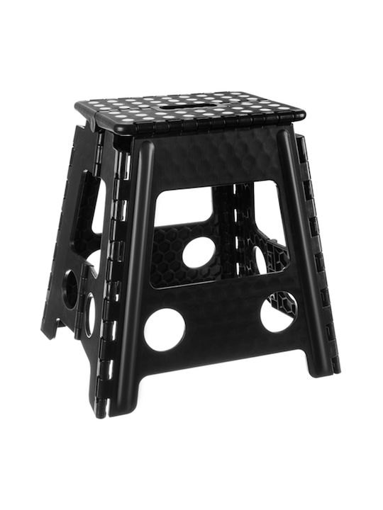 Gartenhocker Aus Polypropylen Schwarz 40x22x19cm