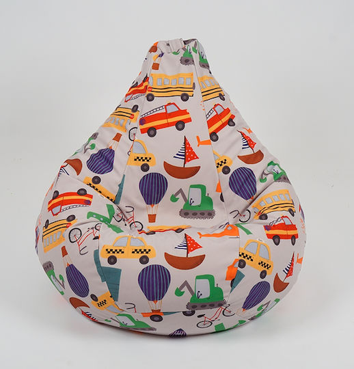 Beanbag 70x60x65 cm Multicolor