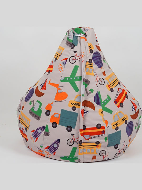 Beanbag Multicolor 70x60x65 cm