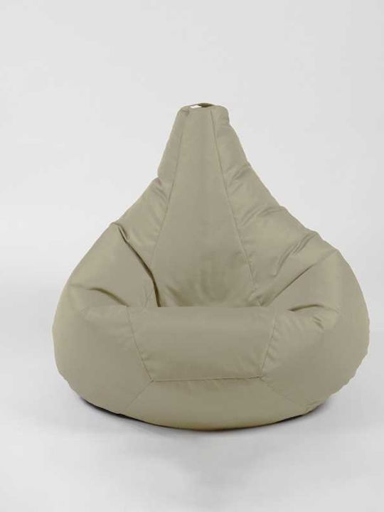 Beanbag Bej 70x60x65 cm
