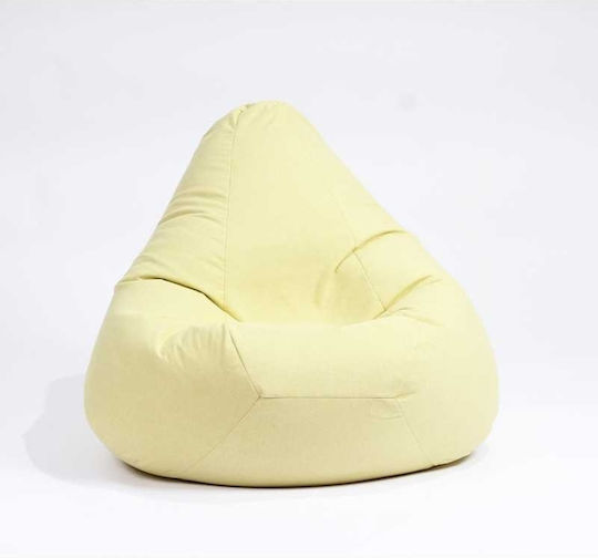 Beanbag 70x60x65 cm Galben