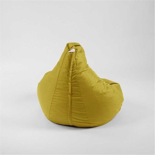 Kids Chair Yellow Pufrelax 70x60x65cm