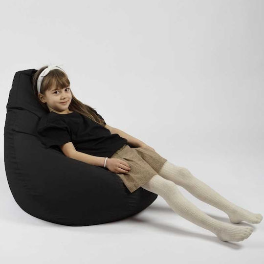 Beanbag Negru 70x60x65 cm