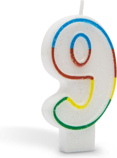 Cake Candle 7 Cm 9 Birthday Party Gift Household
