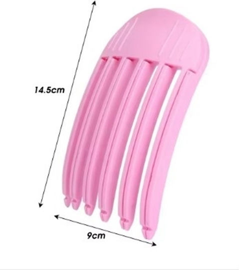 Clip-type Root Bangs Volume Clip 6 Teeth Pink