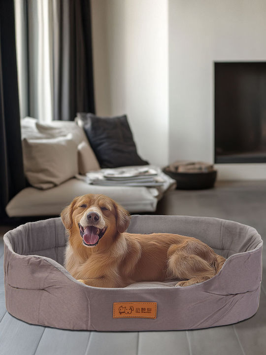 Hundebett Grau 80x57cm Hundebett Grau 80x57cm