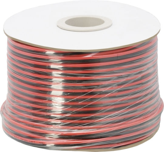 Set 100 Ofc 2x1.5 Mm Speaker Cables Red Black 100m Roll Professional Audio