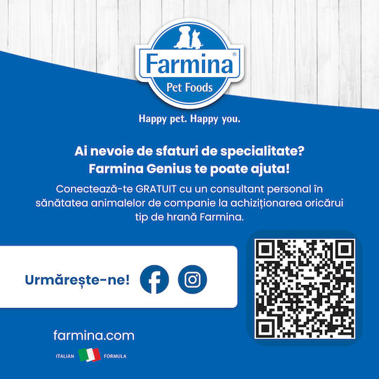 Farmina Prime 10kg Hrană Uscată Pentru Câini cu Pui Rodie Hering Pește Măr și Portocală
