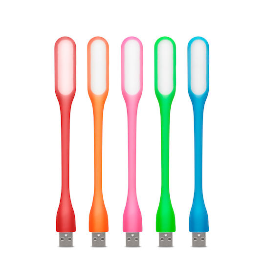 Led Usb Reading Lamp 17 Cm Flexible Silicone Multiple Colors Lighting