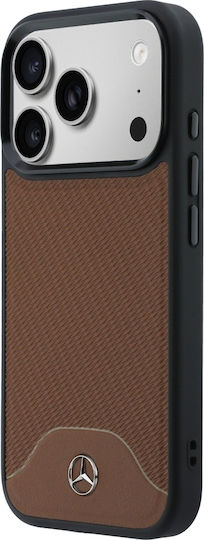 Mercedes-Benz Hölzernes Rückseiten Umschlag Braun Für iPhone 17 Pro