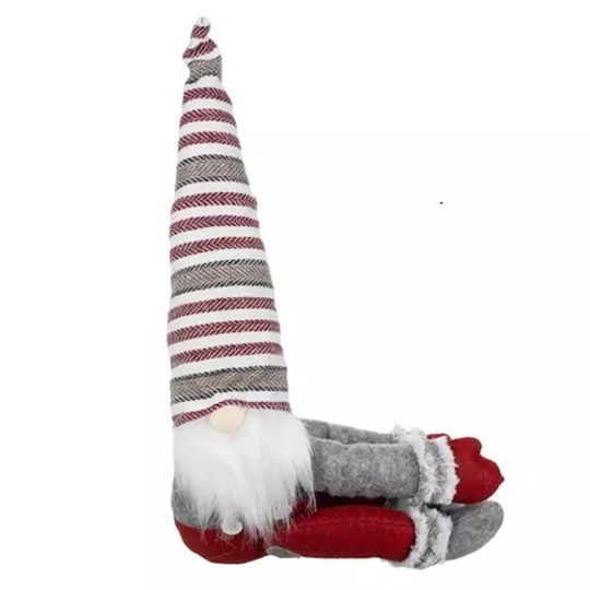 Decorative Red Fabric Christmas Santa 42x27x7cm