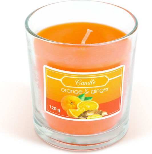 Alista Home Aromatic Candle in Jar with Orange Scent 120g