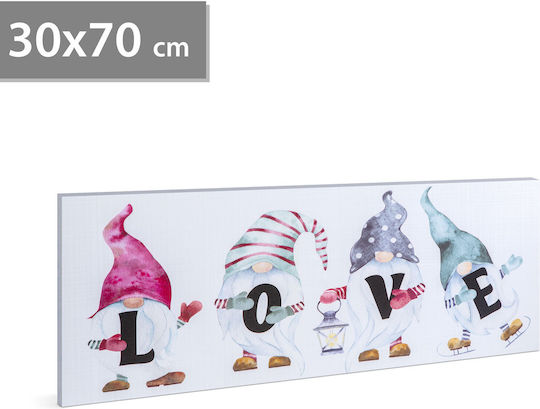 Led Love Painting 70 X 30 Cm Wall Decor Warm White Light 2 X Aa Batteries
