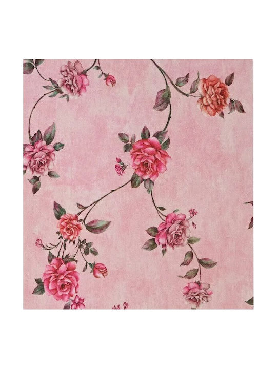 Tapet Autocolant Roz Lavabil 100x50cm