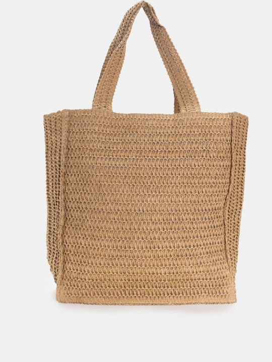 Straw Women's Shoulder Bag Brown