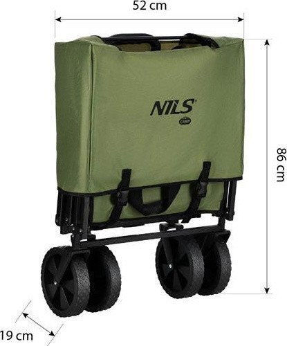 Green Beach Transport Trolley 100kg Nils Camp Nc2602 150l