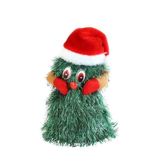 Dancing Singing Little Christmas Tree Flippy Christmas Decoration Interactive Toy 16 Cm Height Green