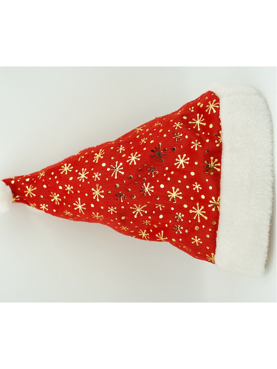 Pălărie Moș Crăciun Alista Home Ornament Fulgi De Zăpadă Aurii Roșie Mărime Unică Material Textil