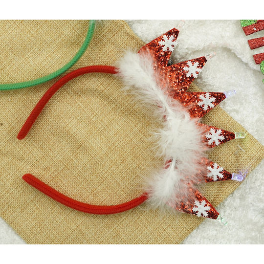 Weihnachts-Stirnband Kreis Rote Farbe Standardgröße Alista Home