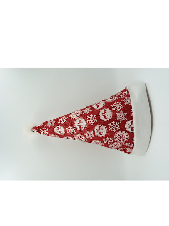Pălărie Moș Crăciun Alista Home Ornament Fulgi De Zăpadă Sclipici Roșu O Mărime Material Textil