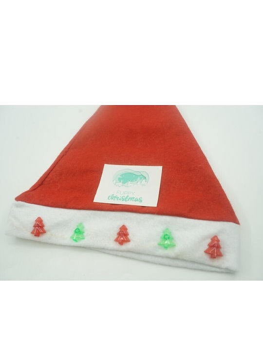 Pălărie Moș Crăciun Alista Home Brad De Crăciun Led Muzică Roșie O Singură Mărime Poliester 27 Cm