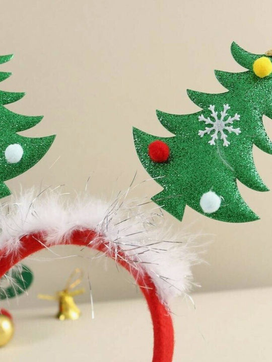 Decorative Headband Flippy Christmas Theme 12 X 25 Cm Christmas Tree Pattern One Size Multicolor