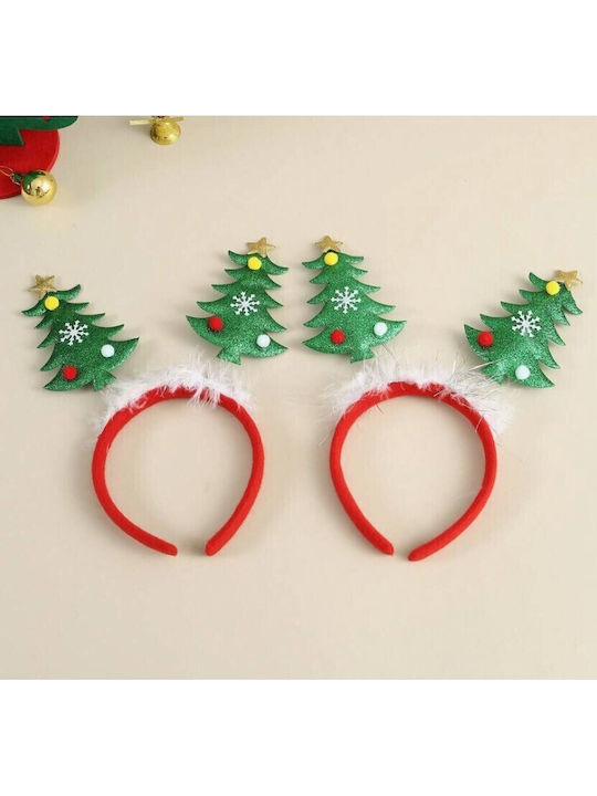 Decorative Headband Flippy Christmas Theme 12 X 25 Cm Christmas Tree Pattern One Size Multicolor