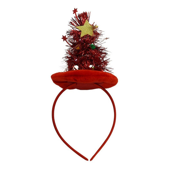 Christmas Tree Headband Wreath Red Color Standard Size Alista Home