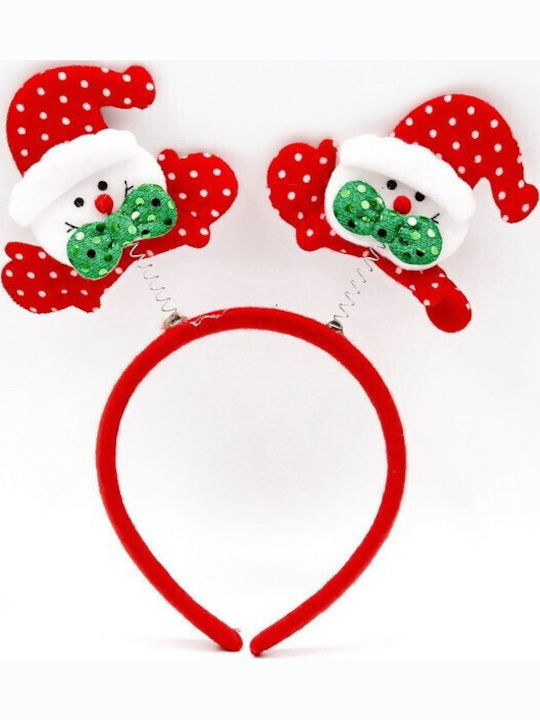 Dekorative Krone Flippy Weihnachts-Thema 12 X 25 Cm Schneemann Muster Einheitsgröße Rot Weiß