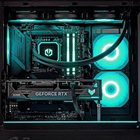 Actina Гейминг Настолен Компютър Ultra 7-270K Плюс 32GB DDR5 1TB SSD Radeon RX 9070 XT Без Операционна Система