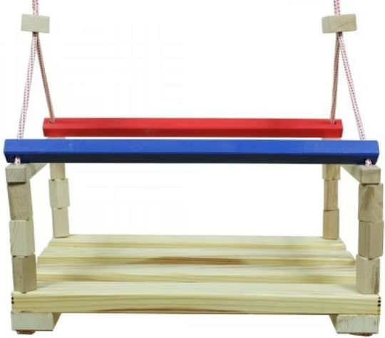 Klemys Collection Κούνια Κρεμαστή Ξύλινη 36x26εκ. Πολύχρωμη