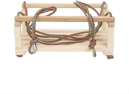 Klemys Collection Leagăn Suspendat din Lemn 40x30 cm Bej