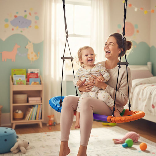 Relaxdays Hanging Swing 165x45x123cm Multicolour