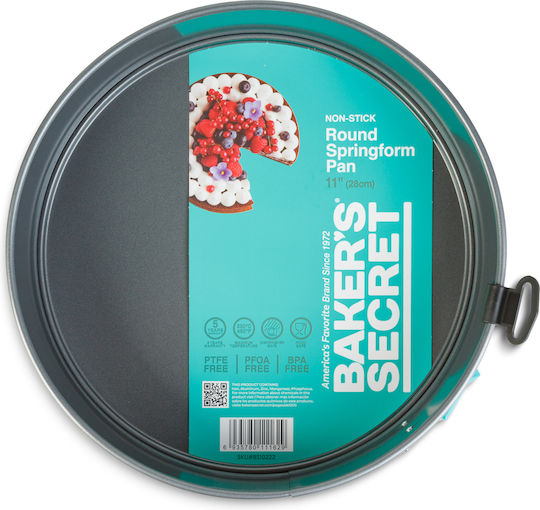 Alista Home Bakeware Tin For Cake Round Silicone With Removable Bottom 28x28cm