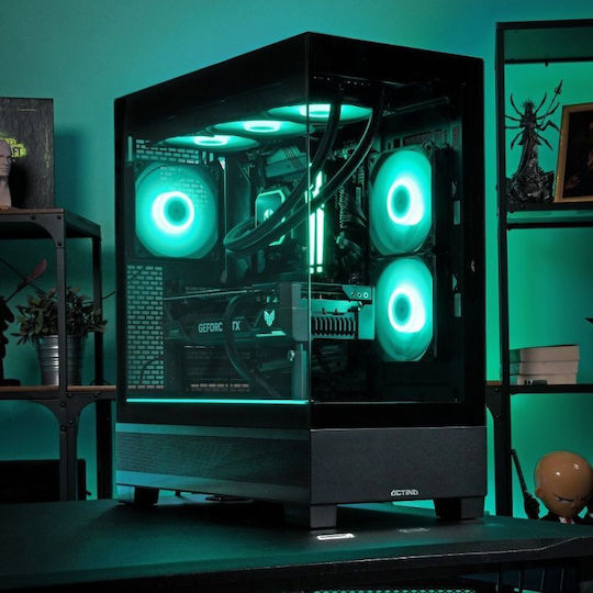 Actina Гейминг Настолен Компютър Ultra 7-270K Плюс/32GB DDR5/1TB SSD/Radeon RX 9070/Без Операционна Система