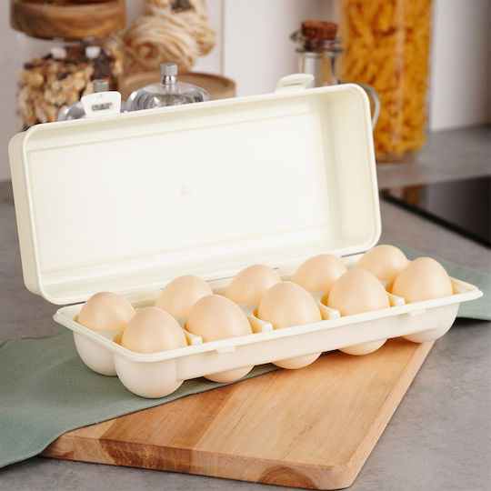 Orion Eierfächer Kühlschrank-Organisatoren für 12 Eier 26x11x7cm