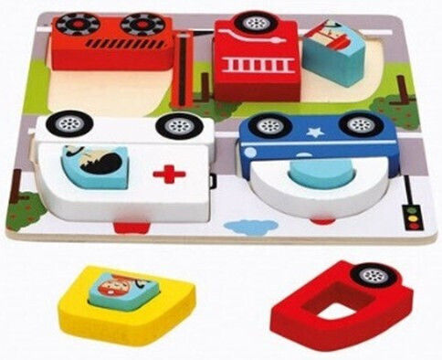 Puzzle Pentru Copii Din Lemn Pegged Pentru Vârsta 1.5+ Ani Alista Home