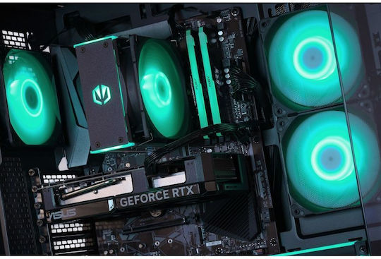 Actina Гейминг Настолен Компютър Ryzen 5-8400F 16GB DDR5 1TB SSD Radeon RX 7600 W11 Home