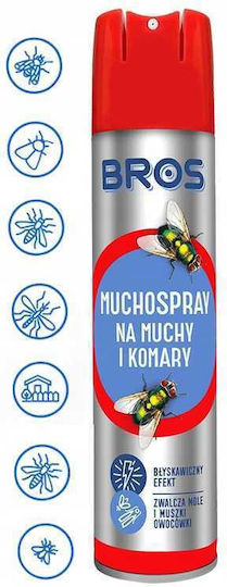 Bros Repelent De Insecte Spray Pentru Muște Țânțari Viespi 250ml