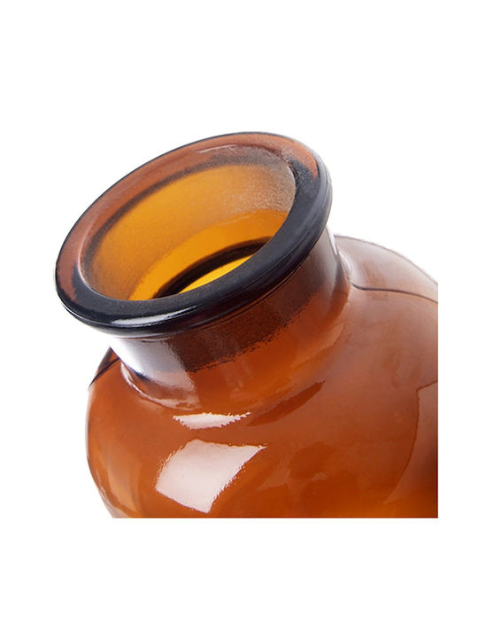 Orion Μπουκάλι Νερού Γυάλινο με Φελλό Καφέ 1000ml