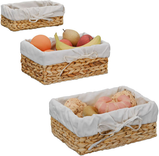 Relaxdays Coș de Pâine din Bambus Maro 12x23x30.5cm