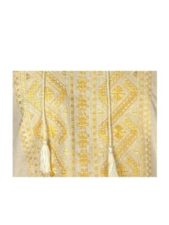 Bluza Alb-Galben
