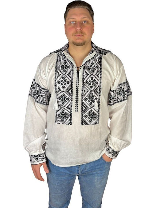 Bluza Alb Negru Mahogany